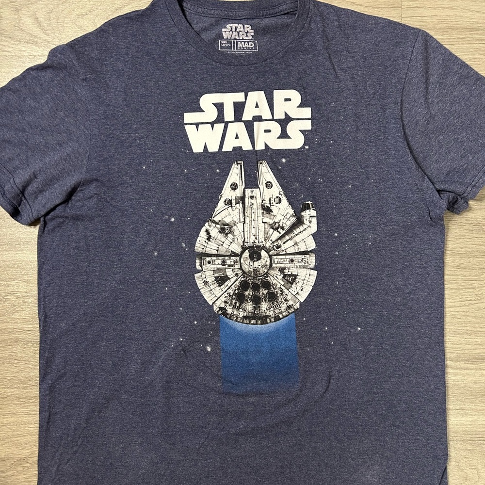 Star Wars Men's Blue Graphic T-Shirt